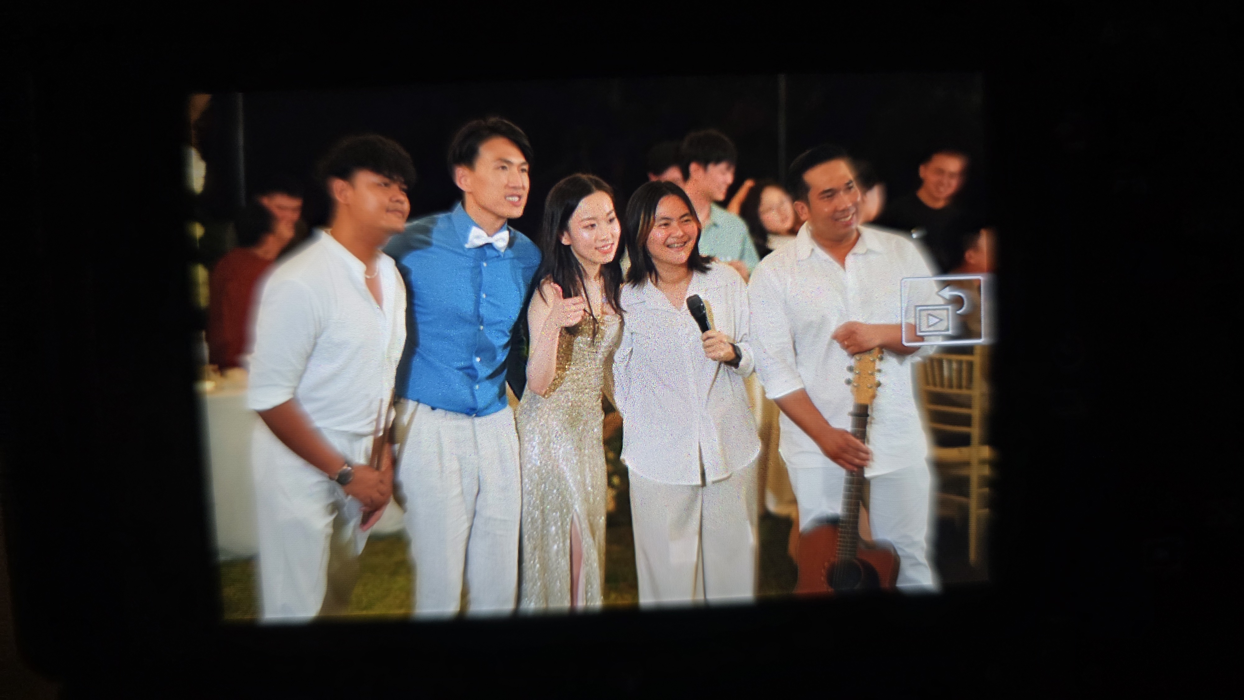 วงดนตรีงานแต่งเล่นที่จังหวัดพังงา